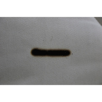 Cosme Matelas latex naturel - Résultat du test d'inflammabilité avec des cigarettes